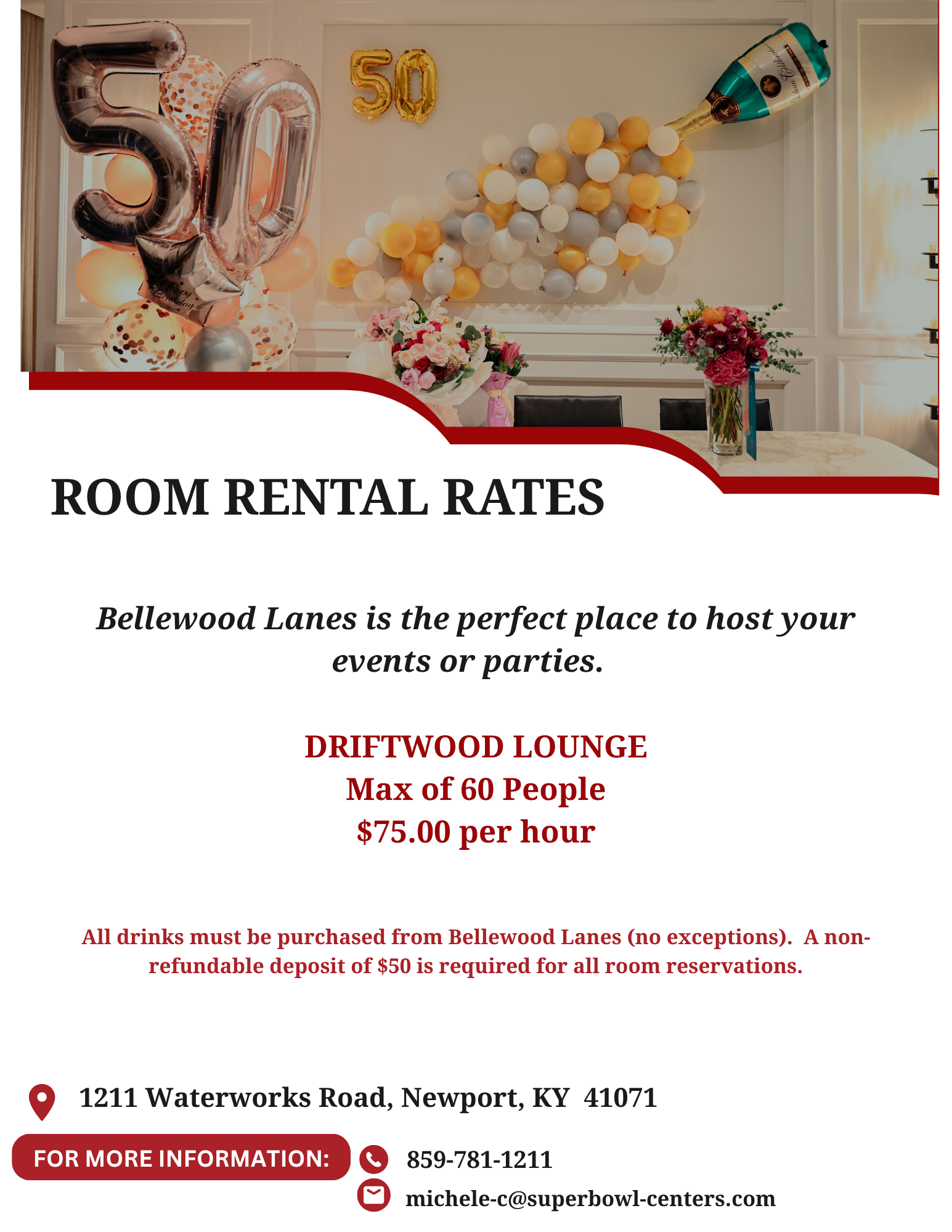 room rentals